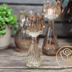 SVIETNIK ZVONČEK - hnedý malý 17 cm