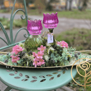 Dekorácia  "ZVONČEK ružový"