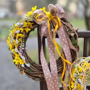 Jarný veniec "ZLATÝ DÁŽĎ"